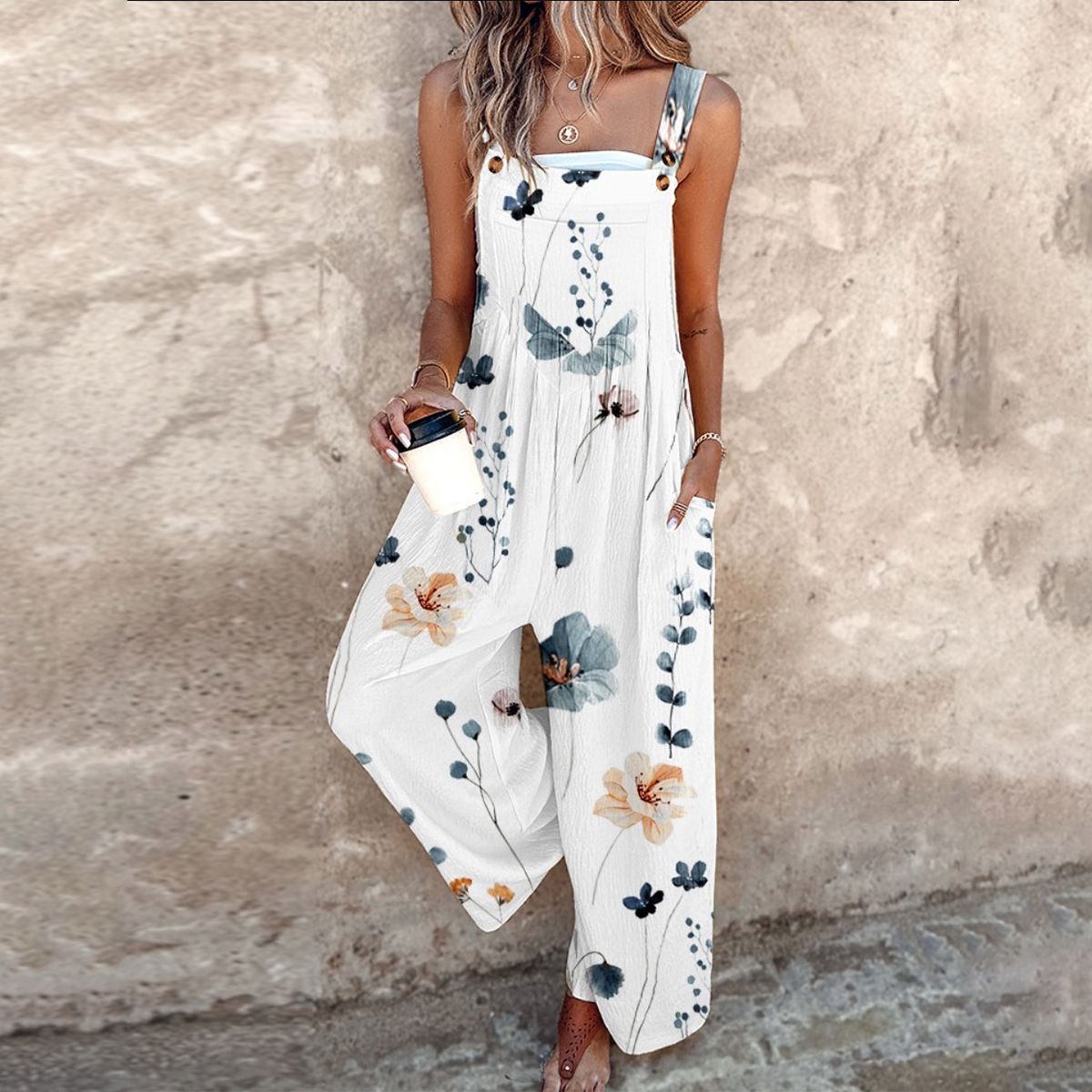 Sophie | Bequeme Latzhose mit farbenfrohem Design