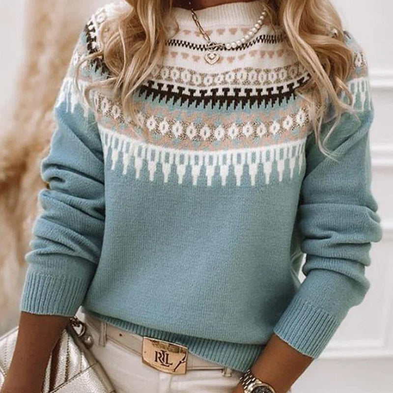 Daphne | Norwegerpullover mit Musterpasse
