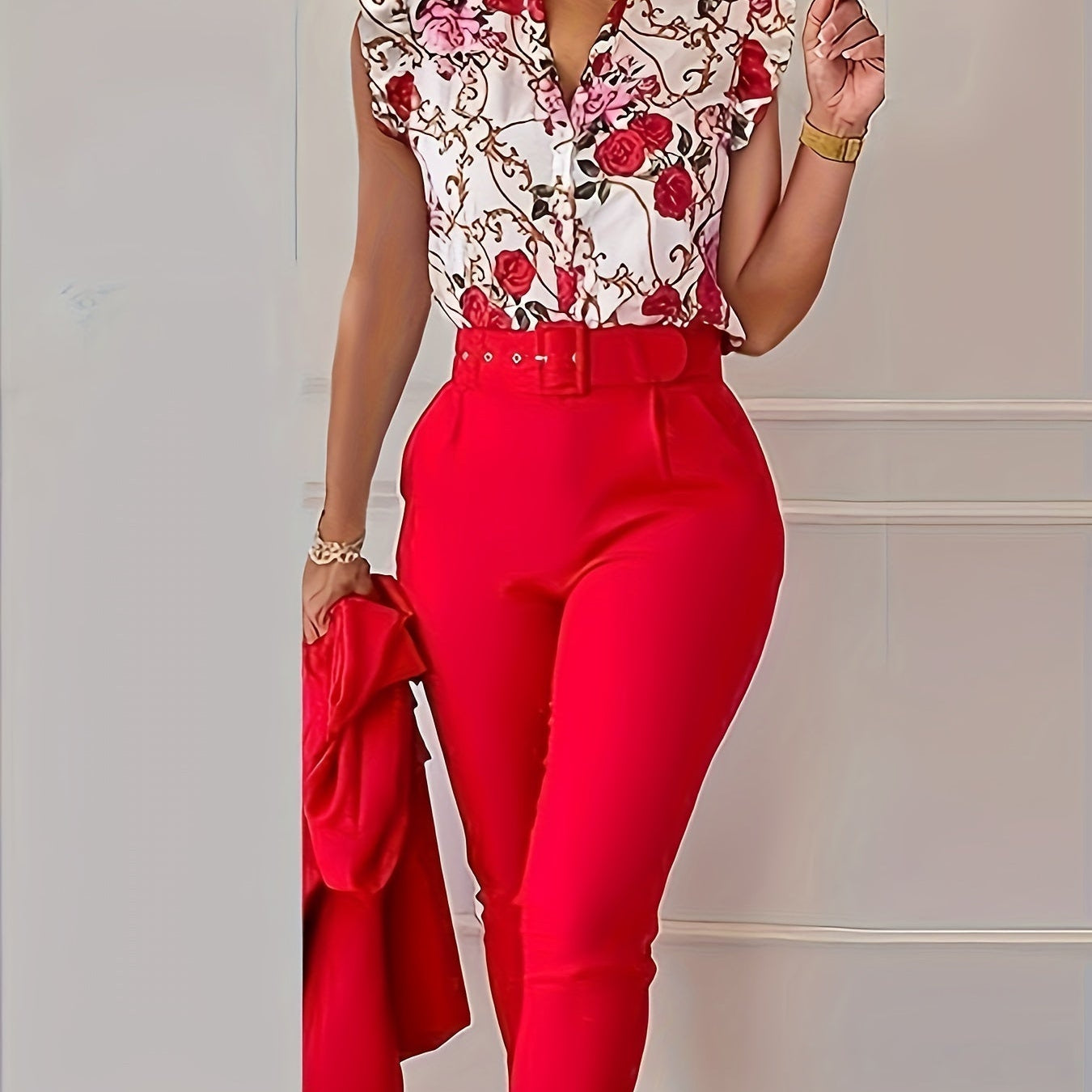 Florabel | Elegantes Set mit Volantärmeln