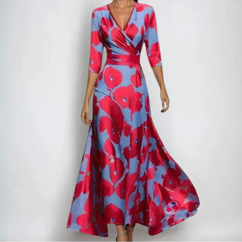 Emily | Elegantes Kleid mit Blumenmuster
