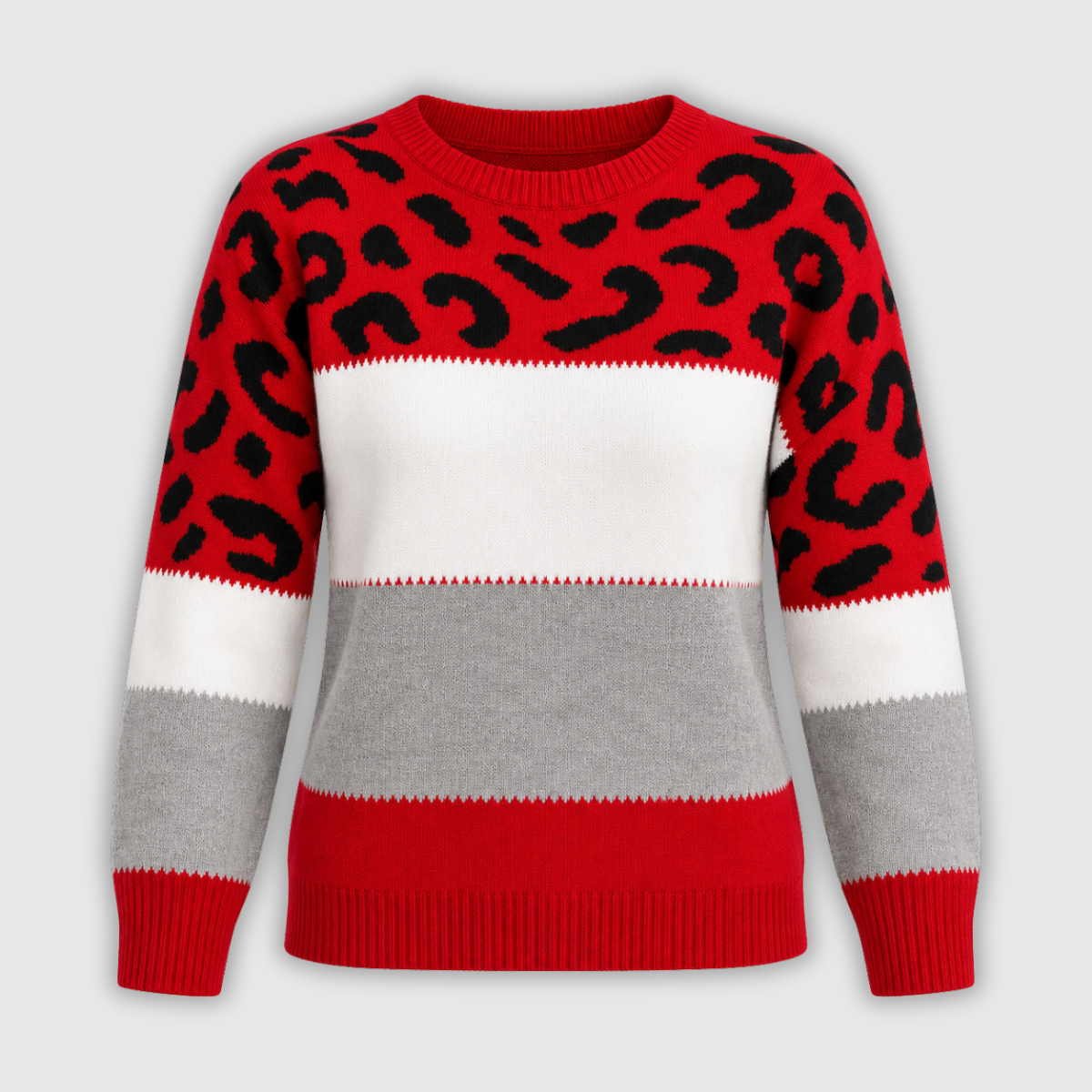 Dorothy | Pullover mit Leopardenmuster