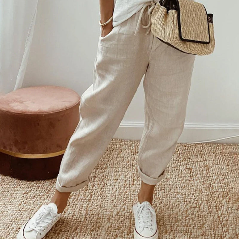 Elegante fließende Hose | Bequem & stilvoll