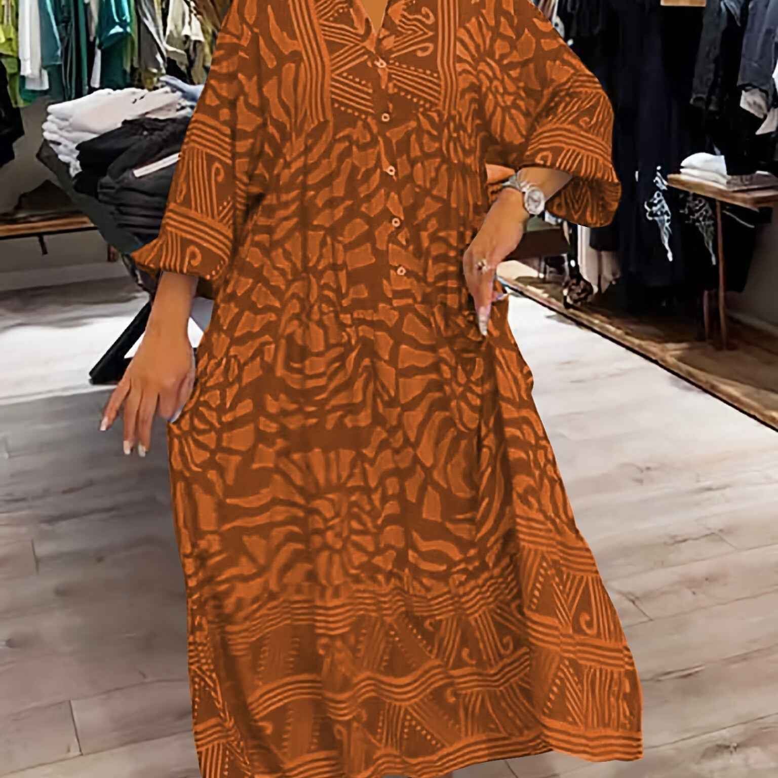 Carmilla – Kleid mit lebhaftem Print