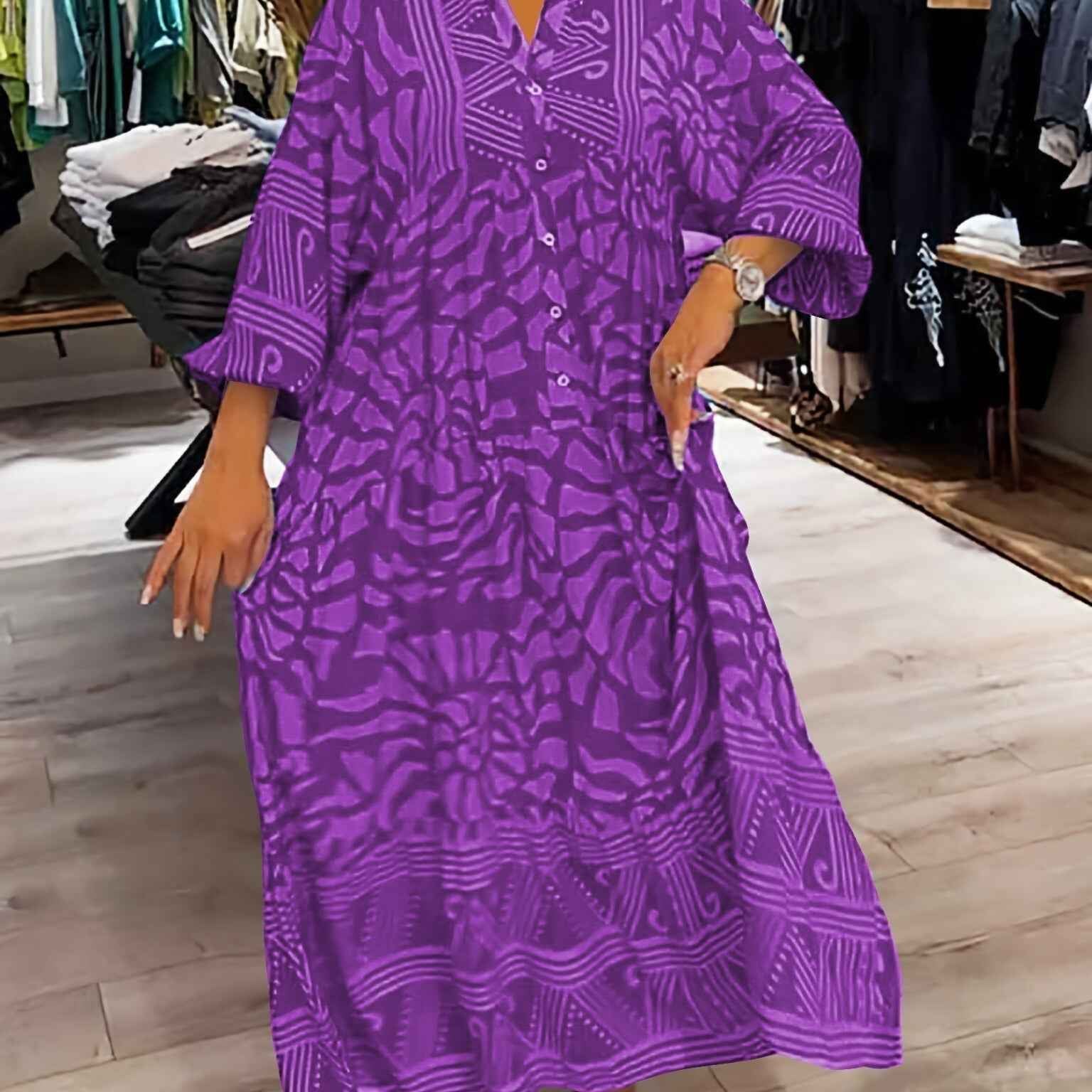 Carmilla – Kleid mit lebhaftem Print