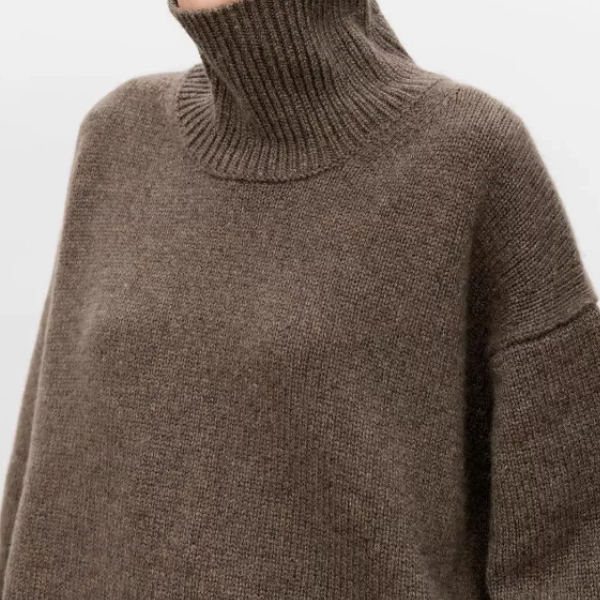Beatrice | Zopfstrick-Rollkragenpullover