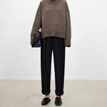 Beatrice | Zopfstrick-Rollkragenpullover