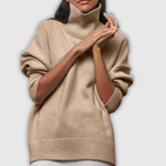 Winifred | Rollkragenpullover mit Zopfmuster