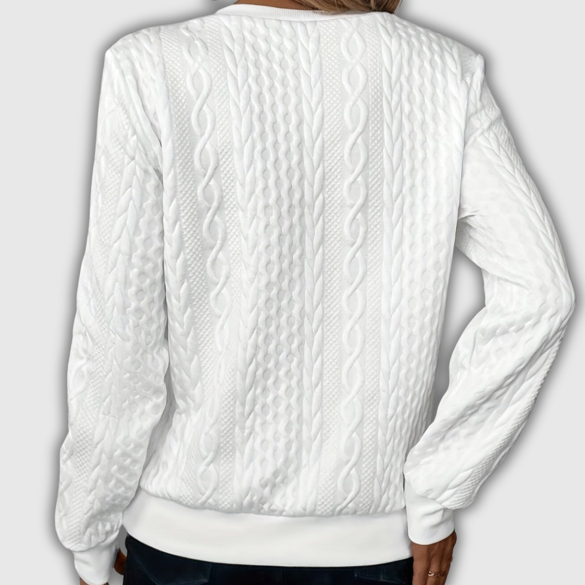 Nora | Strickpullover mit Zipp