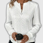 Nora | Strickpullover mit Zipp