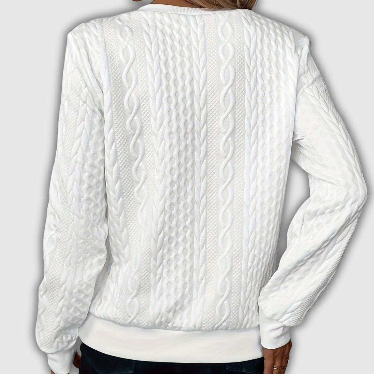 Nora | Strickpullover mit Zipp