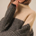 Marianne | Zopfstrickpullover mit Grafikmuster