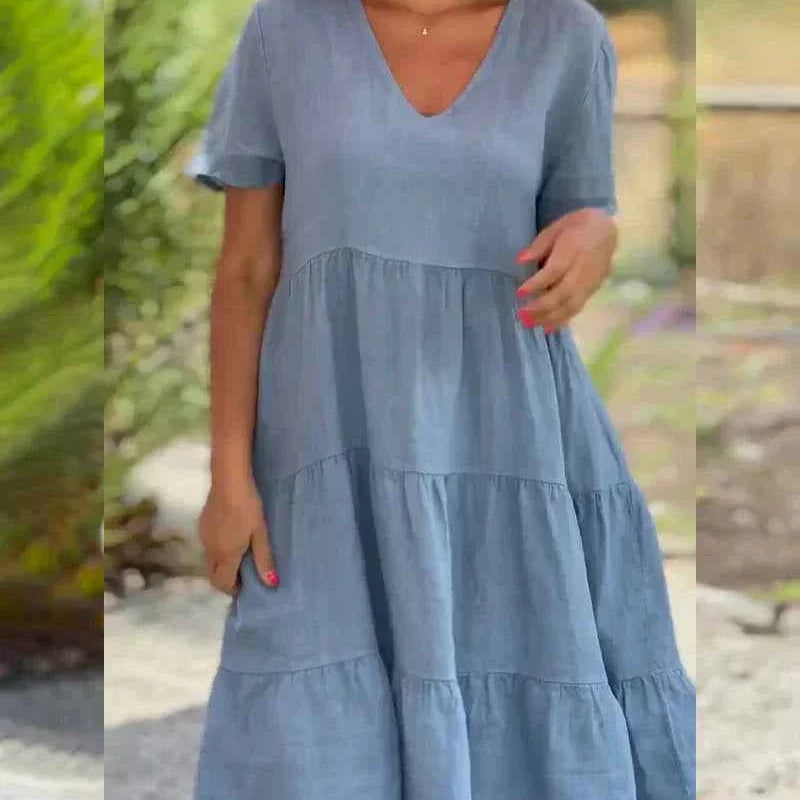 Bexley – Lässiges Sommerkleid mit V-Ausschnitt