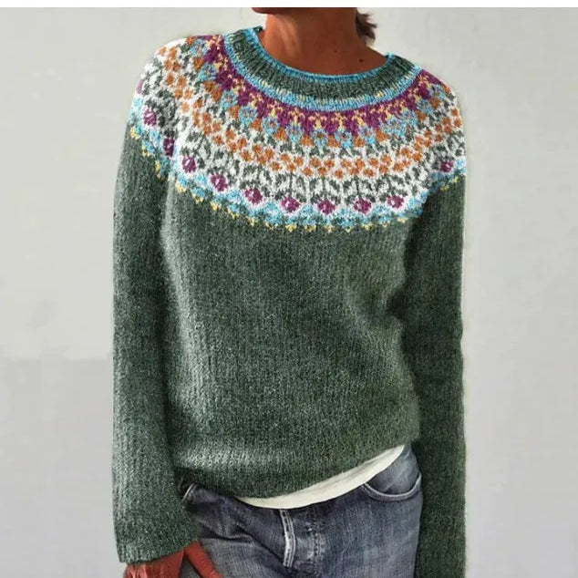 Ethel | Strickpullover mit Norwegermuster