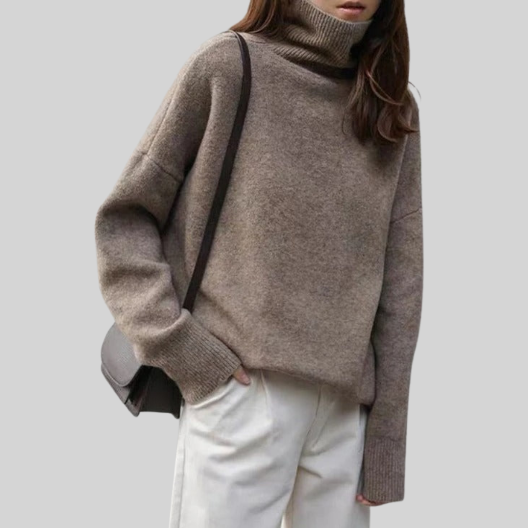 Maude | Weicher Oversize-Rollkragenpullover