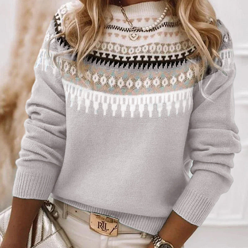 Daphne | Norwegerpullover mit Musterpasse