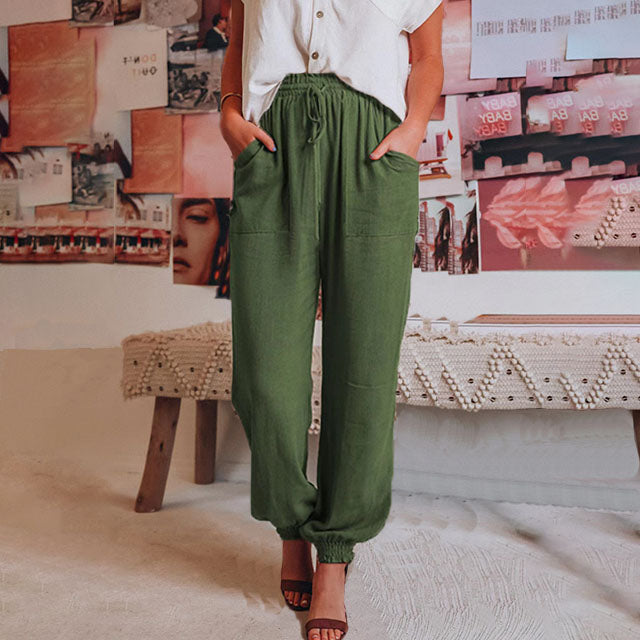 Kaeli | Elegante Jogginghose mit Kordelzug