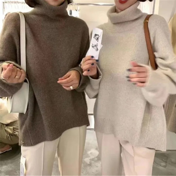Maude | Weicher Oversize-Rollkragenpullover