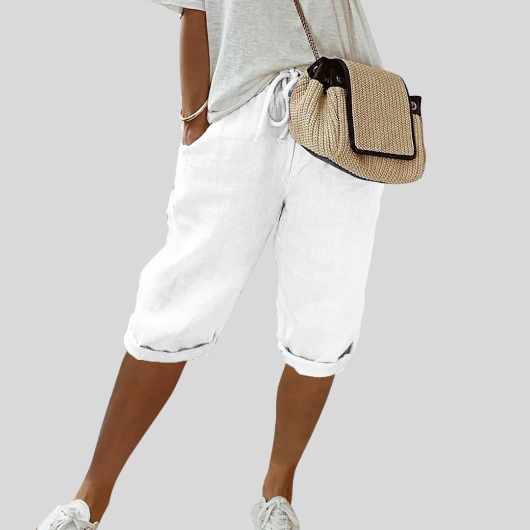 Kurze fließende Hose | Bequem & elegant