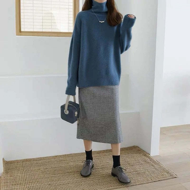 Maude | Weicher Oversize-Rollkragenpullover