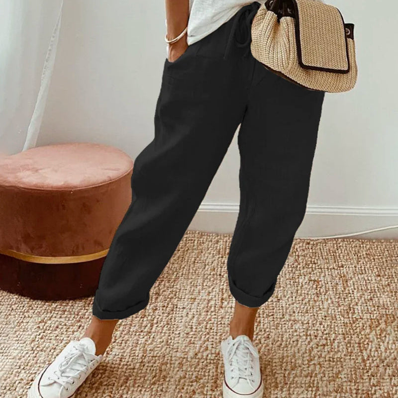 Elegante fließende Hose | Bequem & stilvoll