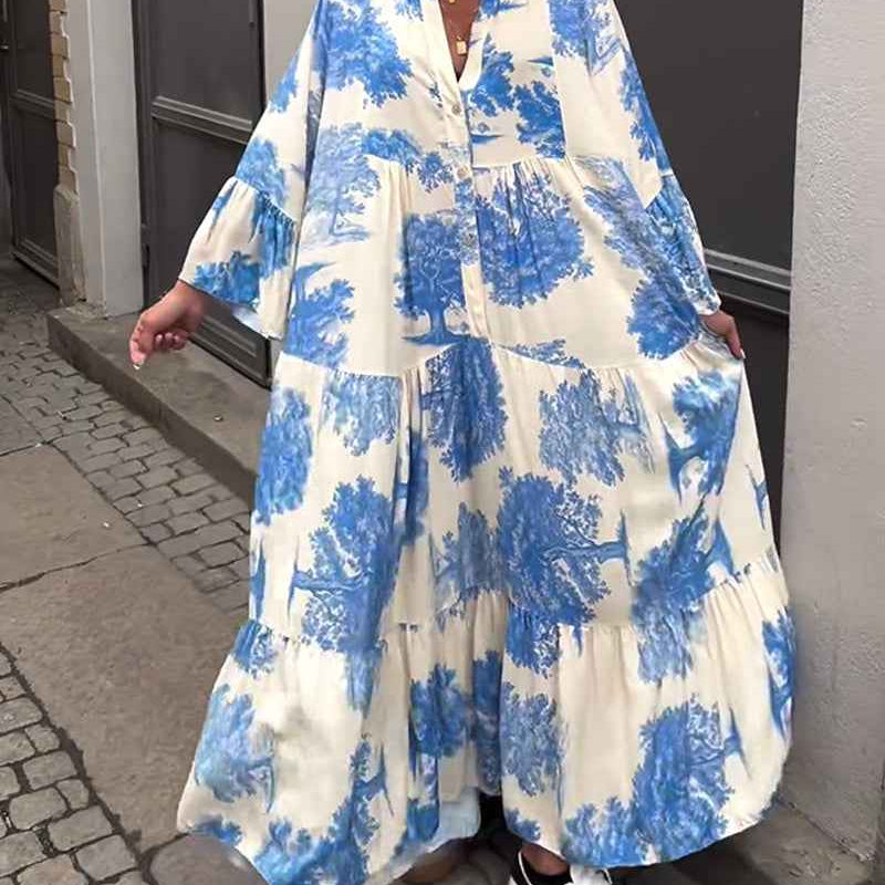 Ophelia – Langes fließendes Kleid