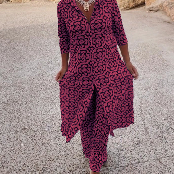 Maeve | Elegantes Set mit geometrischem Print