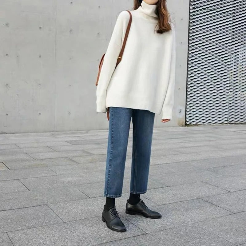 Maude | Weicher Oversize-Rollkragenpullover