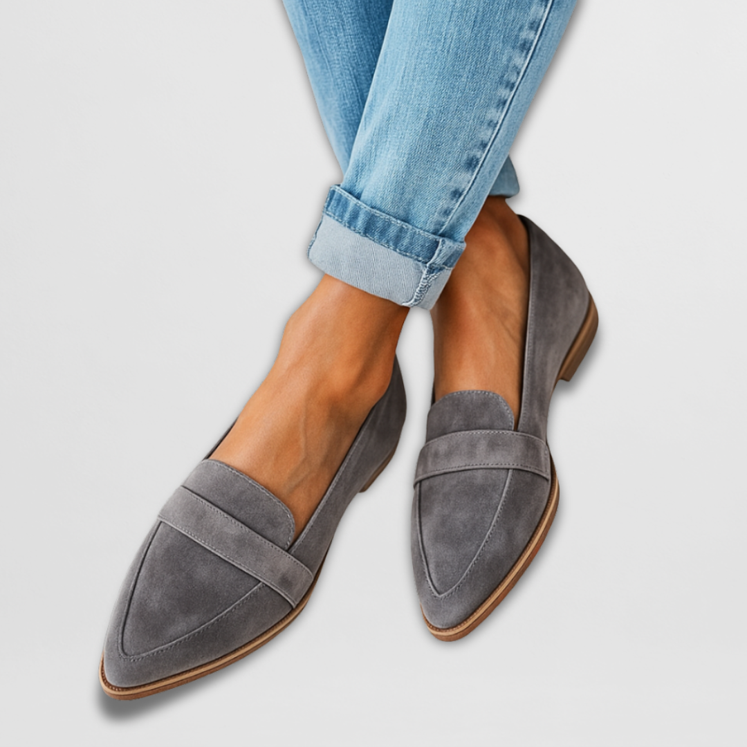 Nadia™ | Loafer aus Veloursleder