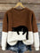 Bonnie | Oversize-Pullover mit Katzenmotiv