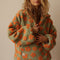 Daisy | Fleecepullover mit Blumenmuster