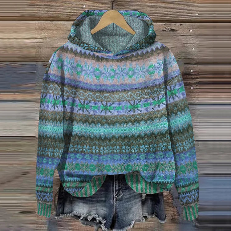 Gaby | Pullover im Retro-Ethno-Stil
