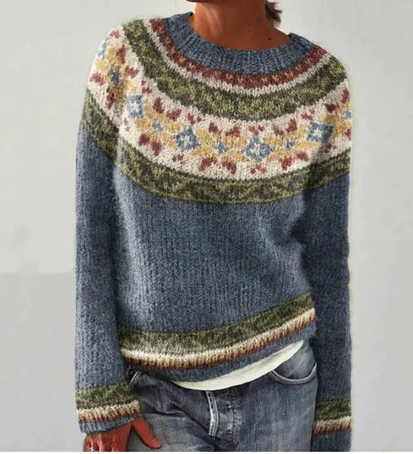 Ethel | Strickpullover mit Norwegermuster