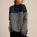 Marianne | Zopfstrickpullover mit Grafikmuster
