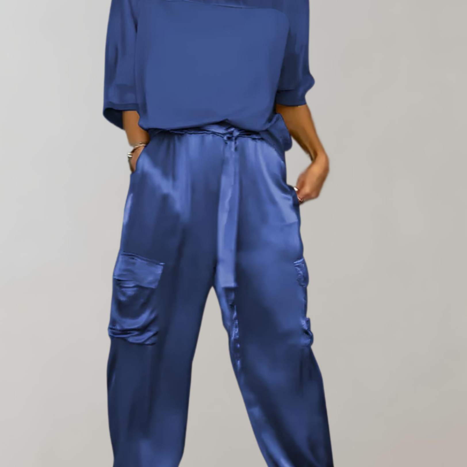 Finley | Seidiges Cargo-Lounge-Set