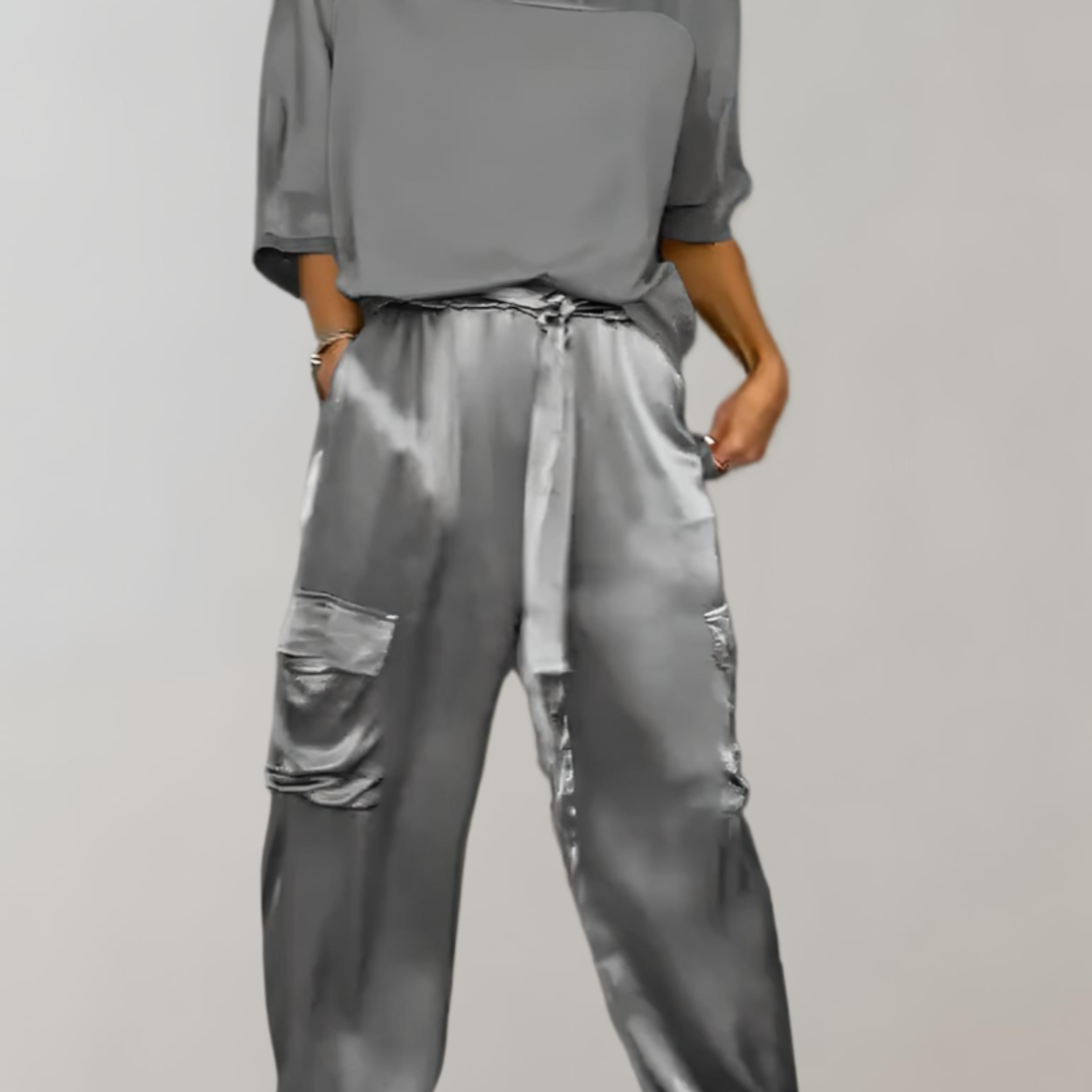 Finley | Seidiges Cargo-Lounge-Set