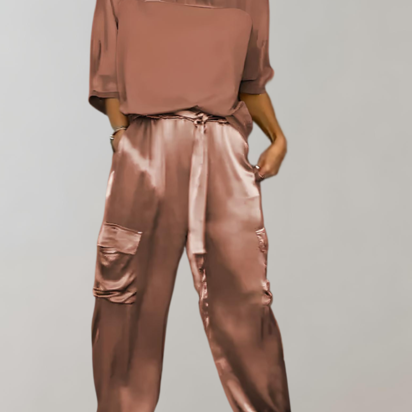 Finley | Seidiges Cargo-Lounge-Set