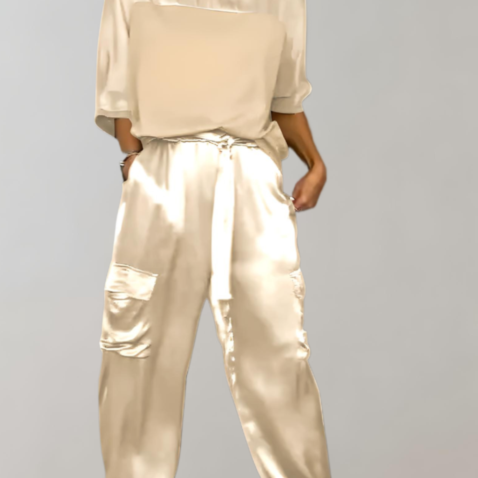 Finley | Seidiges Cargo-Lounge-Set