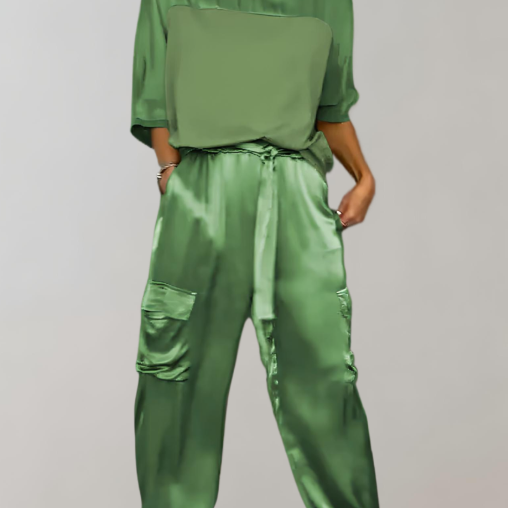 Finley | Seidiges Cargo-Lounge-Set