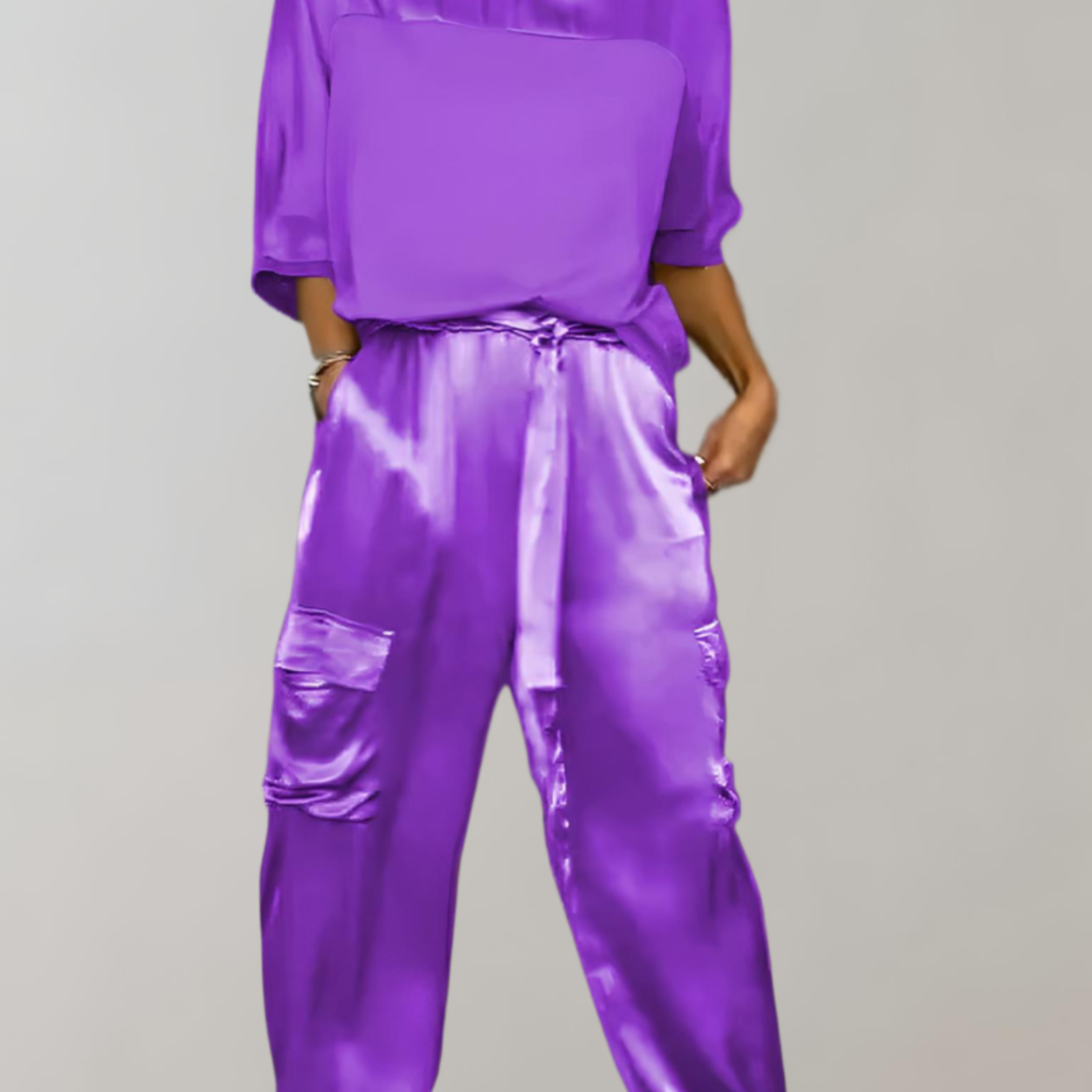 Finley | Seidiges Cargo-Lounge-Set