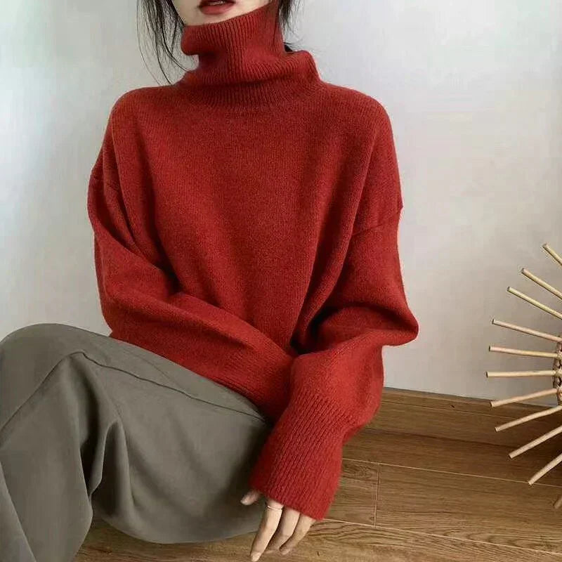 Maude | Weicher Oversize-Rollkragenpullover