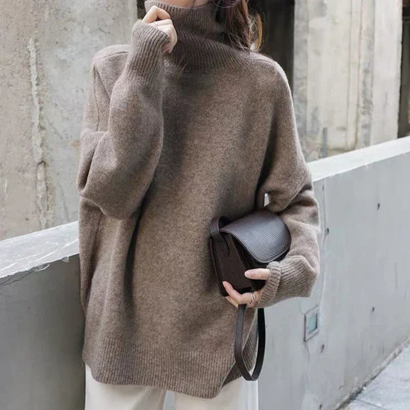 Maude | Weicher Oversize-Rollkragenpullover