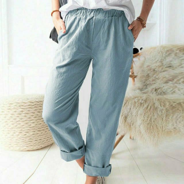 Neria | Hose mit weicher Struktur