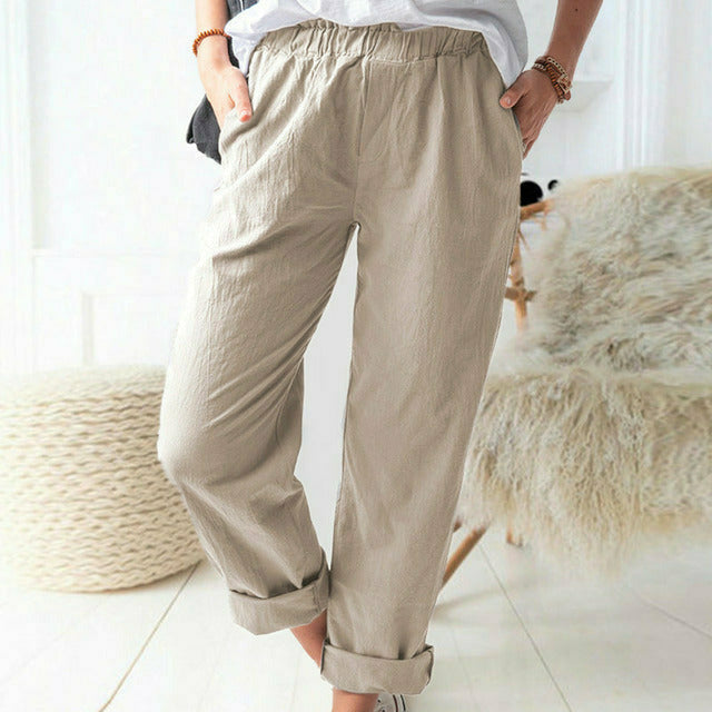 Neria | Hose mit weicher Struktur