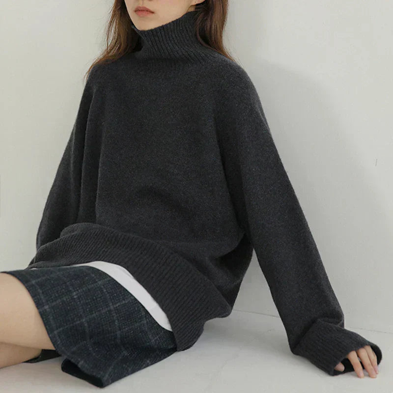 Maude | Weicher Oversize-Rollkragenpullover