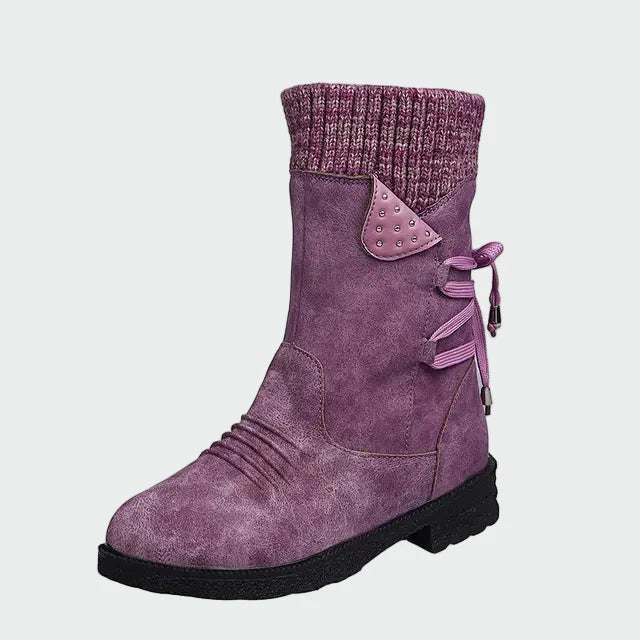 Elegante Veloursleder-Stiefeletten