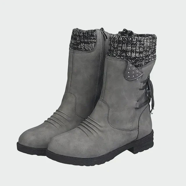 Elegante Veloursleder-Stiefeletten
