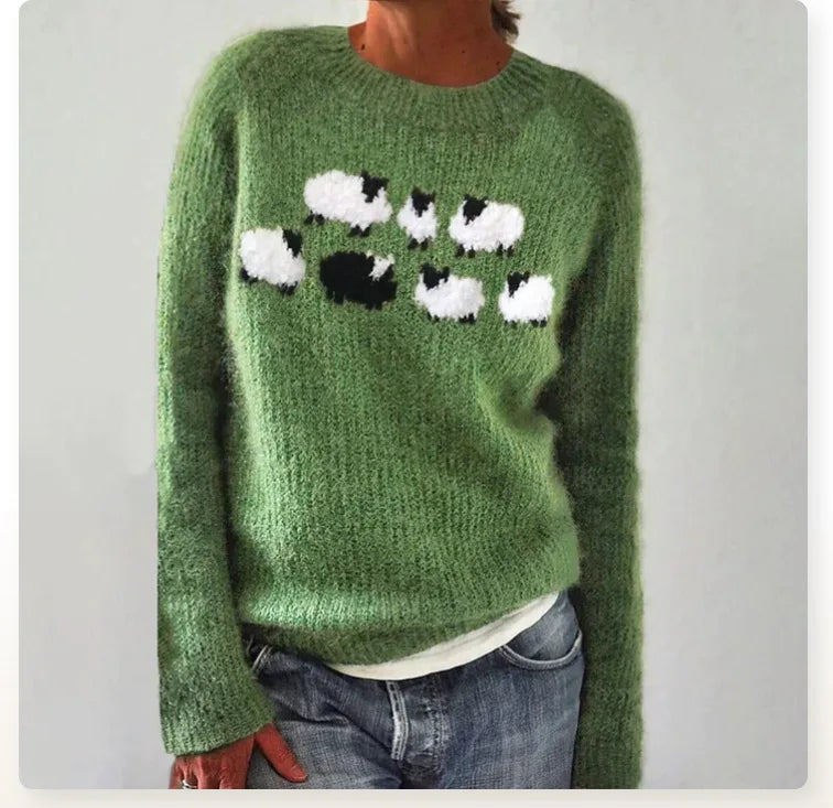 Ethel | Strickpullover mit Norwegermuster