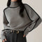 Greta | Gerippter Rollkragenpullover