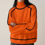 Greta | Gerippter Rollkragenpullover