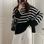 Evelyn | Oversize-Rollkragenpullover im Zopfstrick
